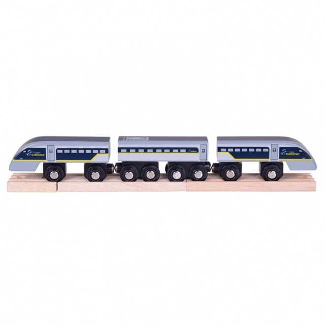 Rychlý vlak Eurostar E320 s kolejemi