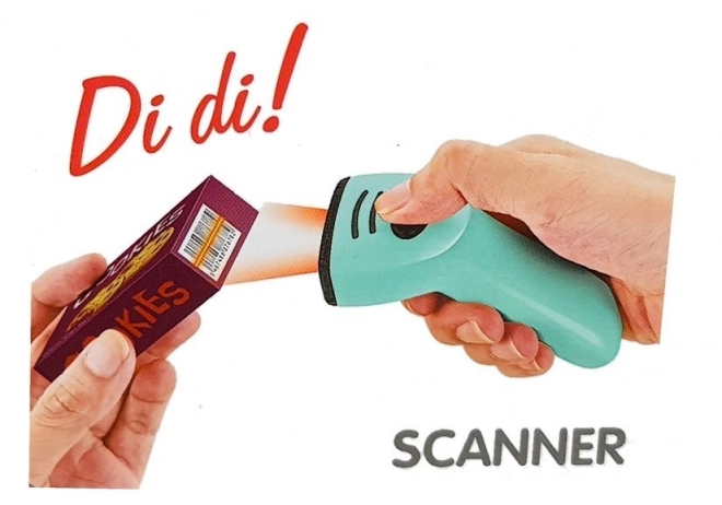 Supermarket Kit Nákupní košík Scale Card Reader Scanner
