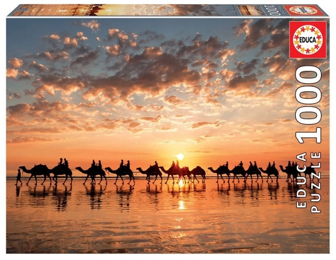 Educa Puzzle Zlatý západ slunce na Cable Beach 1000 dílků