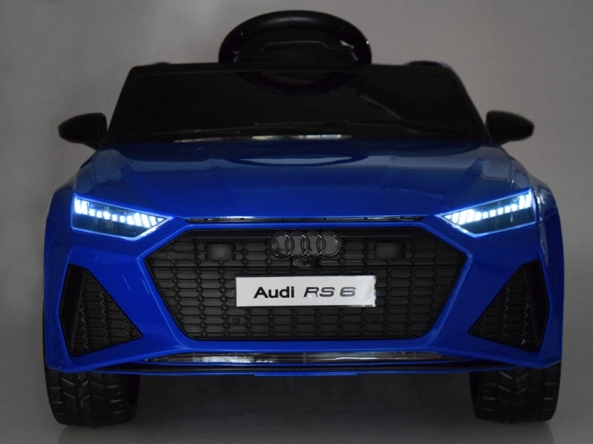 Elektrické autíčko Audi RS 6 pro děti – Modrá