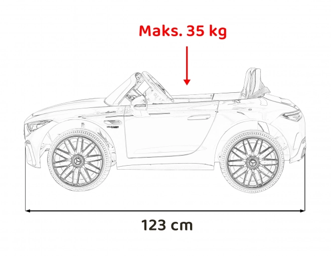 Vozidlo Mercedes Benz AMG SL63 – Červená
