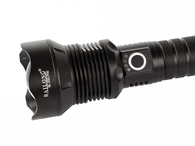 Vojenská taktická svítilna s Cree LED XHP90 Zoom Balong