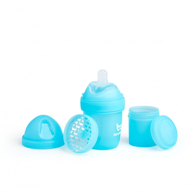 Herobility - Herobottle antikoliková láhev 140 ml, modrá + savička S (0 m+)
