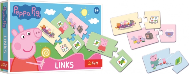 Hra skládanka Prasátko Peppa 14 párů
