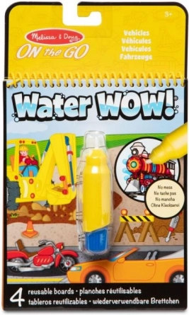 Vodní omalovánky Water Wow Vozidla – Melissa & Doug