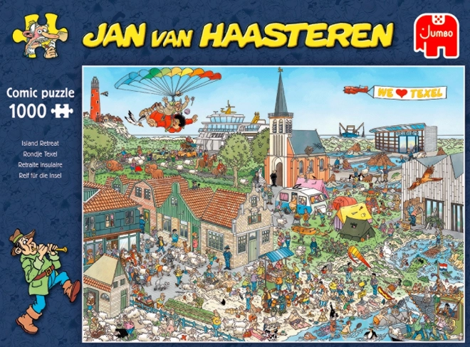 JUMBO Puzzle JvH Let nad ostrovem 1000 dílků