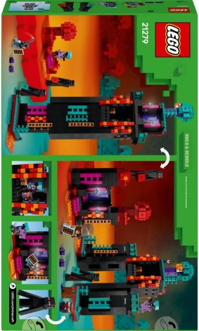 Stavebnice LEGO Minecraft Základna Plenitelů a Ničitel