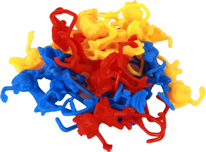 Barevné opičky, které se snadno háčkují