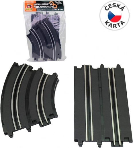 Autodráha Náhradní Dílky 4 ks 1:43