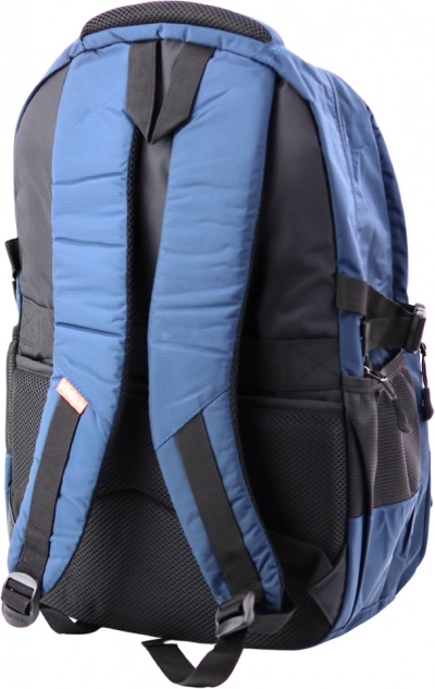 Městský batoh s kapsami 35L modrý