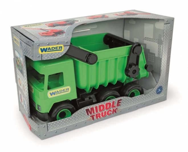 Zelený sklápěč WADER Middle Truck