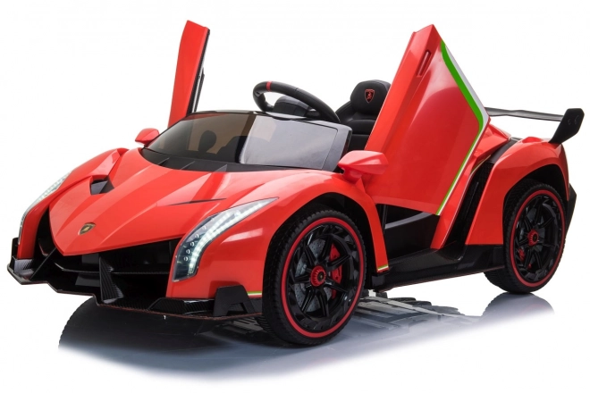 Červené auto Lamborghini Veneno