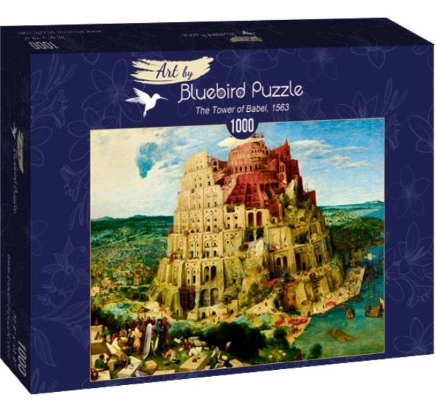 Puzzle Stavba Babylonské věže 1000 dílků