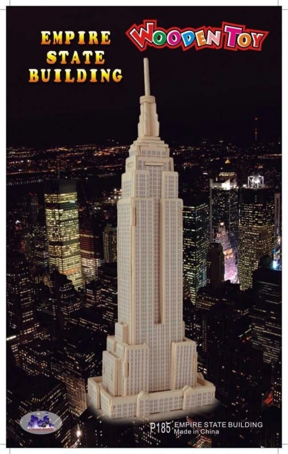 Dřevěné 3D Puzzle Empire State Building