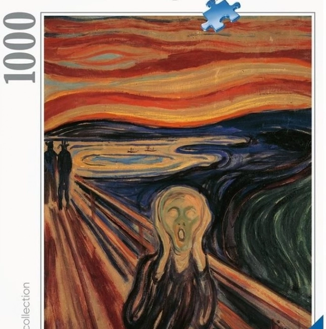 Puzzle Ravensburger Art Collection: Výkřik, 1000 dílků