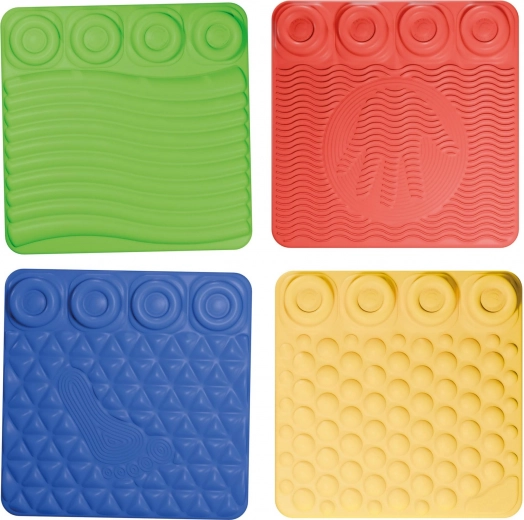 Různé textury pro hmatovou stimulaci