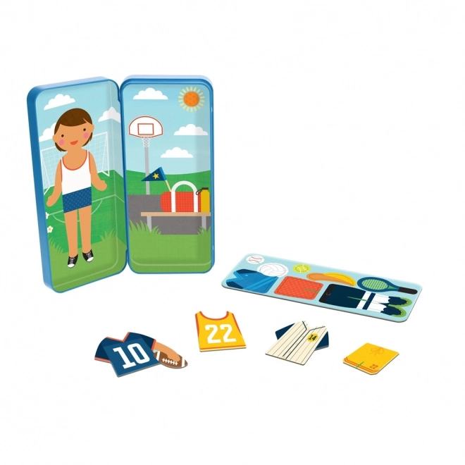 Magnetické puzzle pro děti – Sportovec