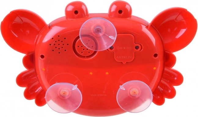 Krab na výrobu bublin do vany – červená