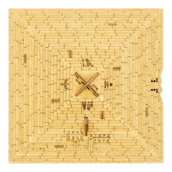 EscapeWelt 3D dřevěná mechanická skládačka hlavolamu Pyramida