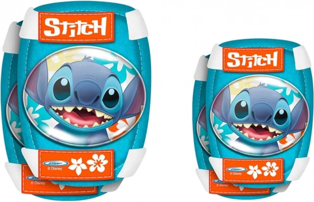 Zestaw ochranný s nastavitelnou helmou a chrániči Disney STITCH