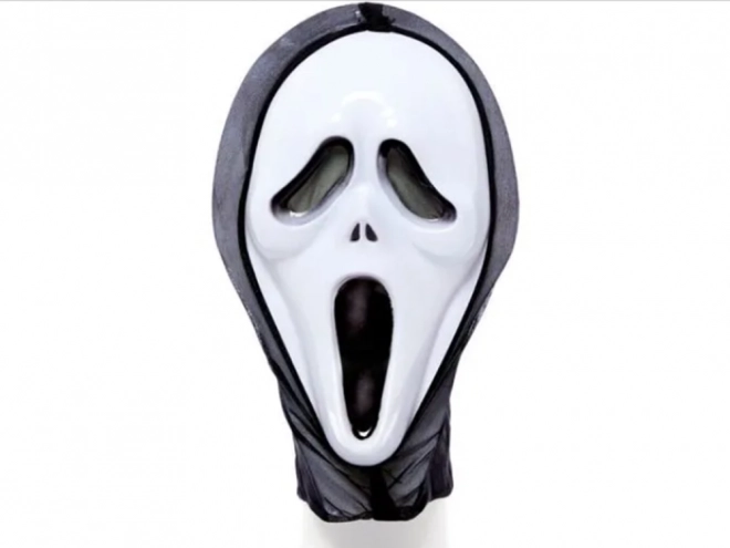 Děsivá maska na halloween