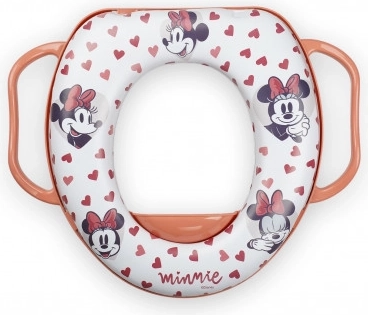 Měkký dětský WC adaptér s držátky MINNIE