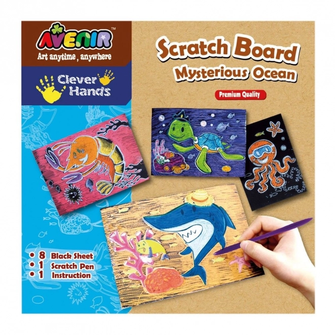 Scratch Art Scratch - oceán