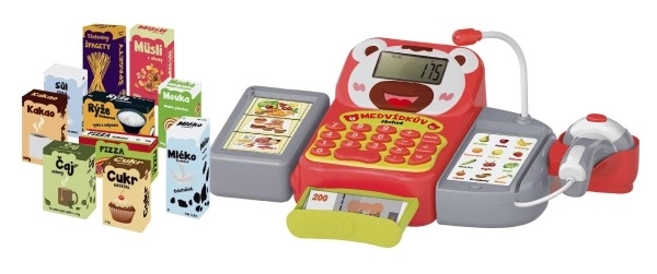 Digitální mluvící pokladna s doplňky