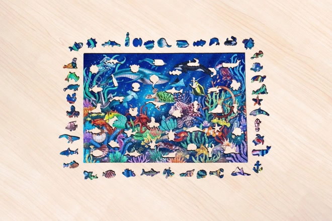 Dřevěné puzzle Podmořský svět 500 dílků