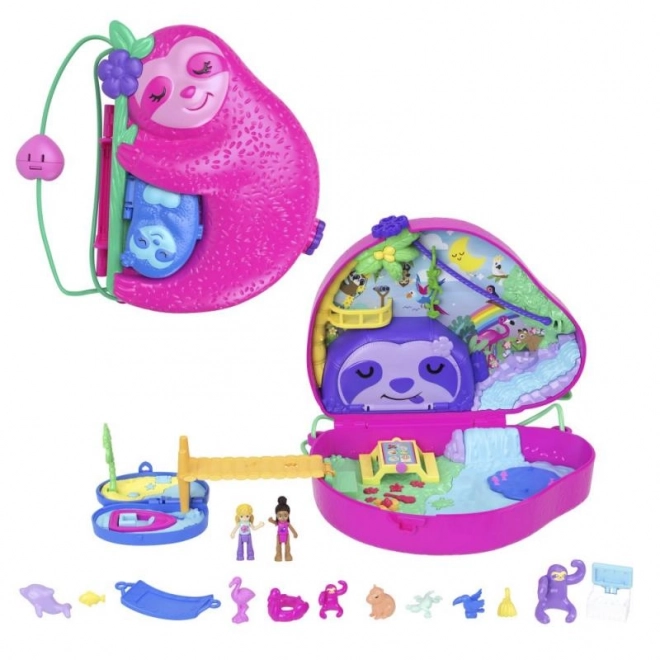 Polly Pocket Sada Líná Rodinka