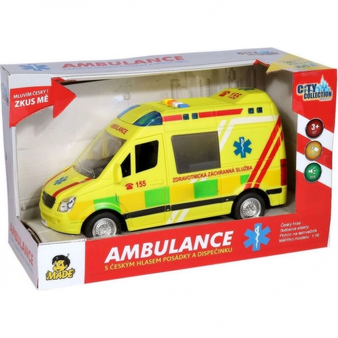 Ambulance na baterie s českým hlasem