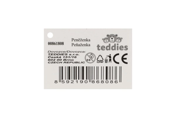 Dívčí jednorožec semišová peněženka s doplňky do vlasů