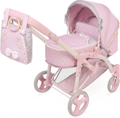 Skládací kočárek pro panenky 3 v 1 s přenosnou taškou Sophie 75 cm