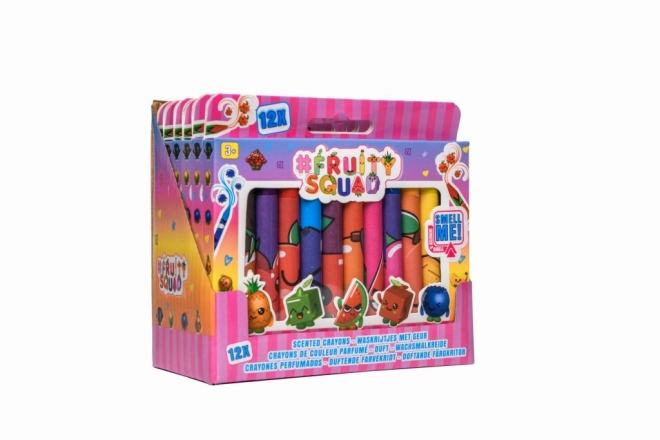 Voňavé voskovky Fruity Squad 12 ks