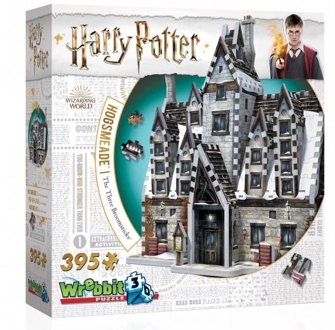 WREBBIT 3D puzzle Harry Potter: U Tří Košťat 395 dílků