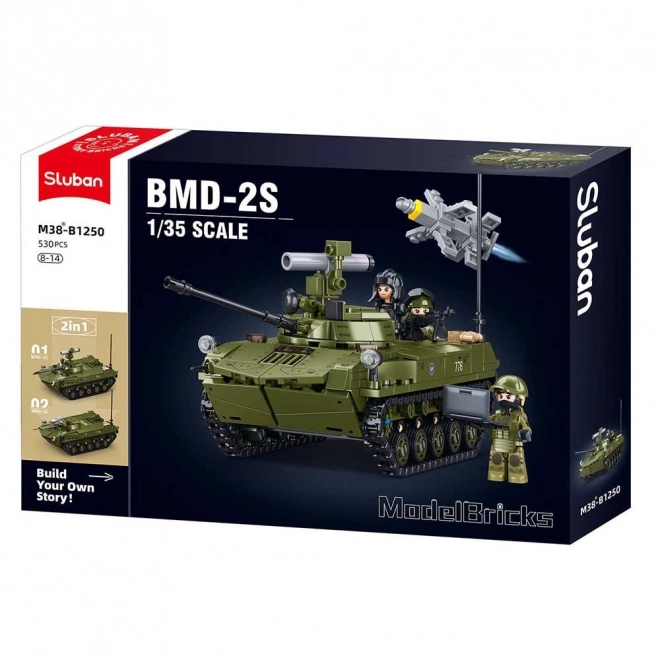 Stavebnice tank bmd-2s