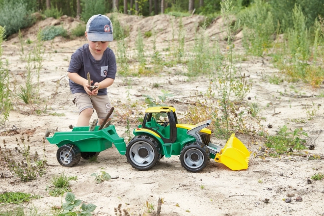 Traktor se lžící a přívěsem 90 cm