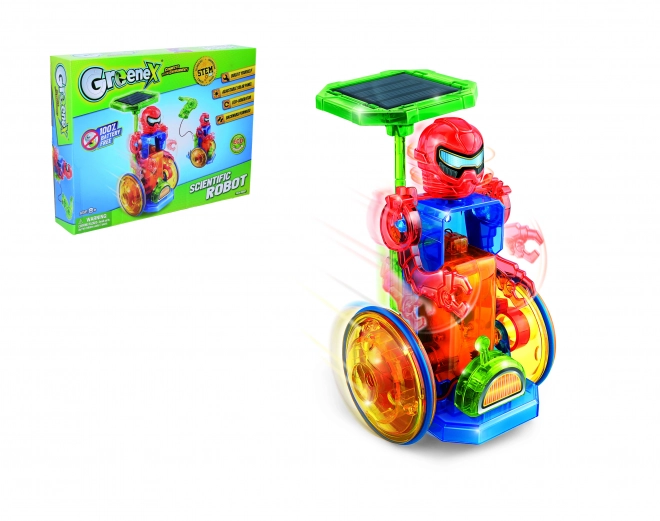 Greenex stavebnice solárního robota