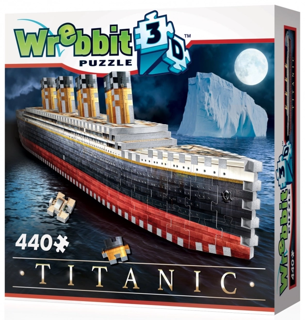 3D puzzle Titanic od Wrebbit, 440 dílků