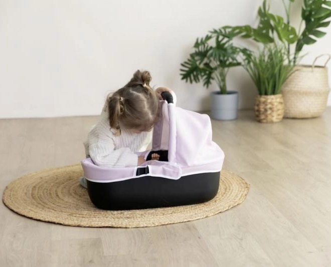 Kočárek pro panenky Maxi-Cosi světle růžový