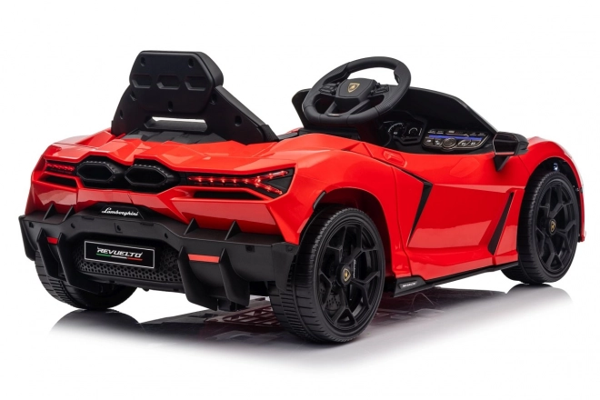 Dětské auto Lamborghini Revuelto červené