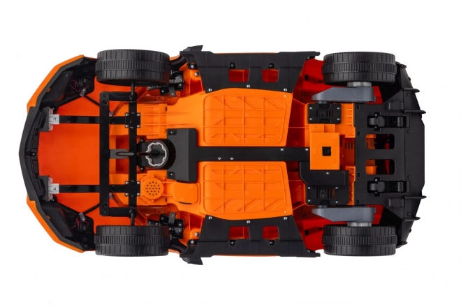 Dětské elektrické auto Lamborghini Revuelto oranžové