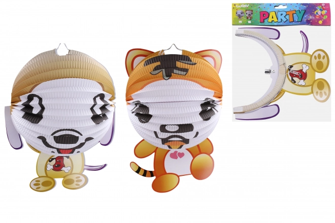 Lampion Koule 25 cm Kočka nebo Pes