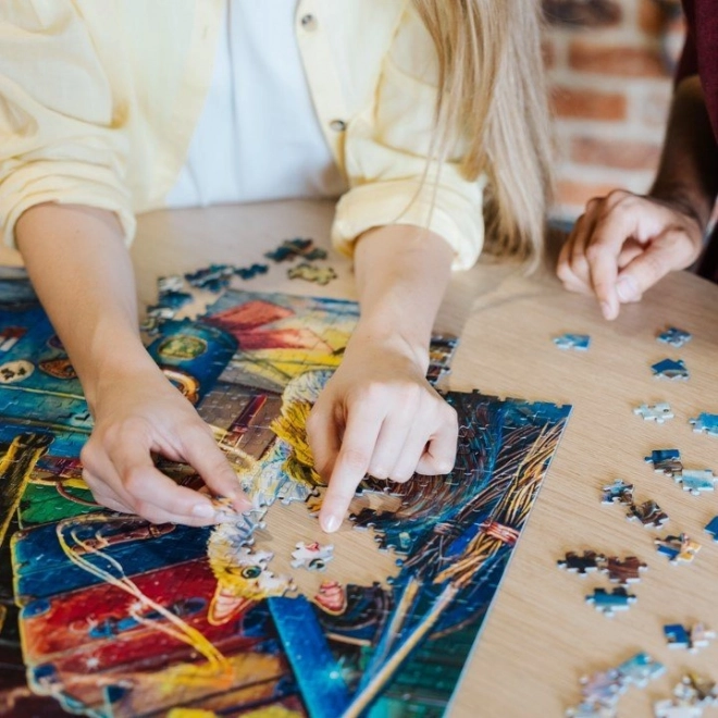 Puzzle TREFL Čarodějný expres 1000 dílků
