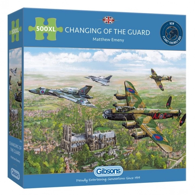 Puzzle Výměna stráží XL 500 dílků od Gibsons