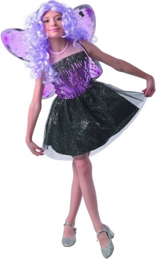 Karnevalové šaty Motýl pro holky, 120–130 cm