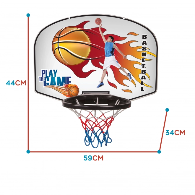 Přenosný basketbalový set s míčem pro děti