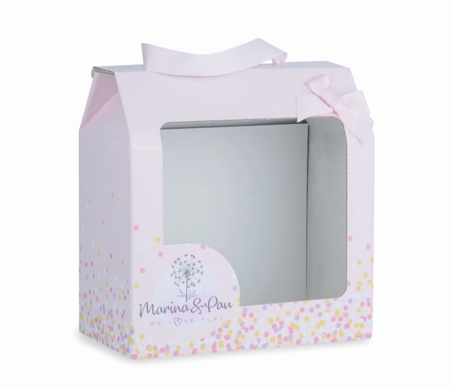 Marina & Pau 212-AK Panenka - koupací miminko New Born holčička s fusakem - 21 cm