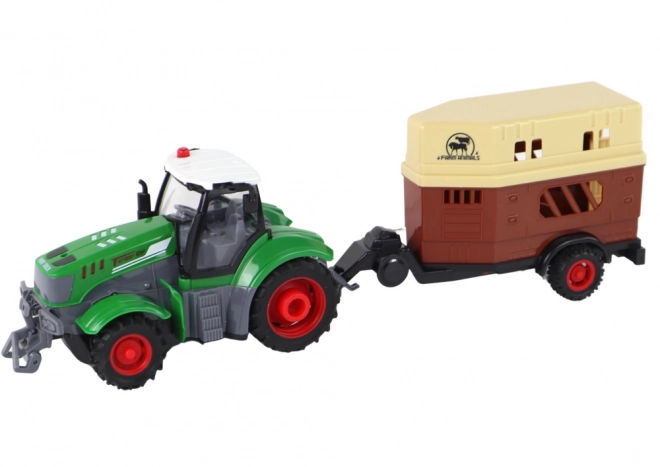 Traktor RC dálkově ovládaný zemědělský stroj Trailer Pilot 1:24
