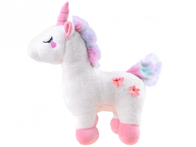 Kouzelný plyšový jednorožec 48cm ZA4403 – Bílá